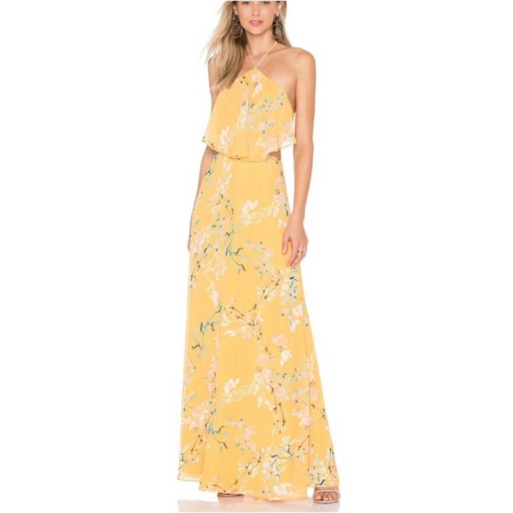 House of Harlow 1960 X Revolve Zoe Halter Floral Maxi Dress